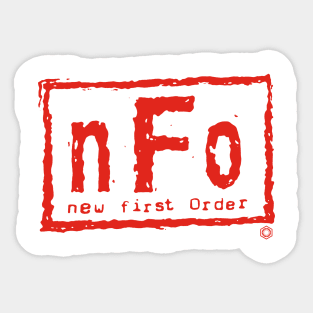 New First Order Sticker